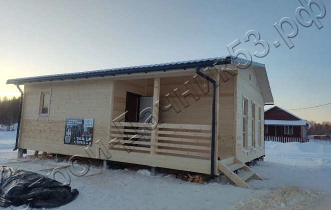 2 Каркасный дом Д-15, 9x8м, 72 М², Республика Карелия, посёлок Пряжа, урочище Шаньгимо (1)